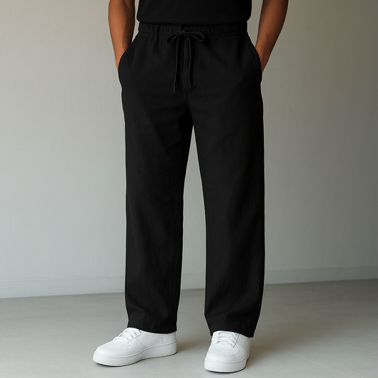Comfortable Elastic Waist Men's Pants - Luxivelle