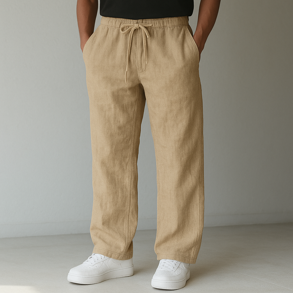 Comfortable Elastic Waist Men's Pants