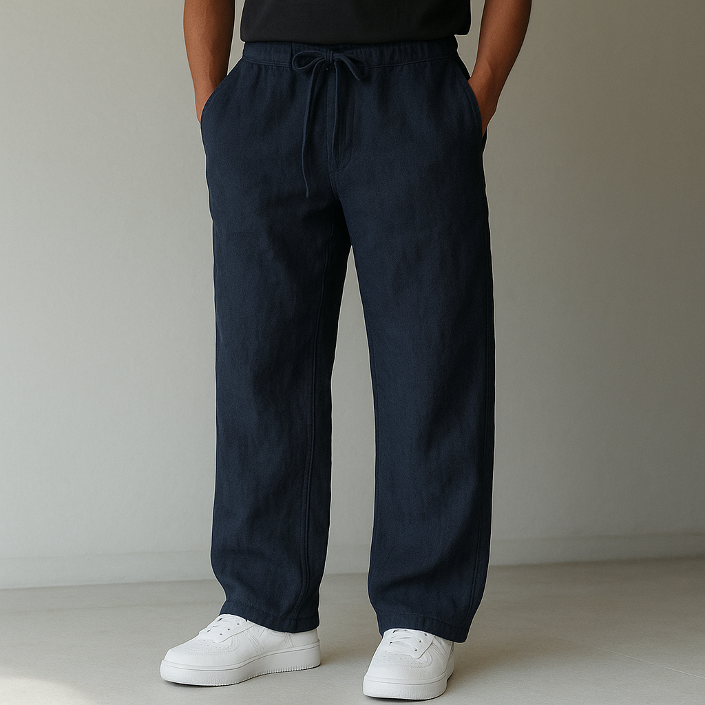 Comfortable Elastic Waist Men's Pants