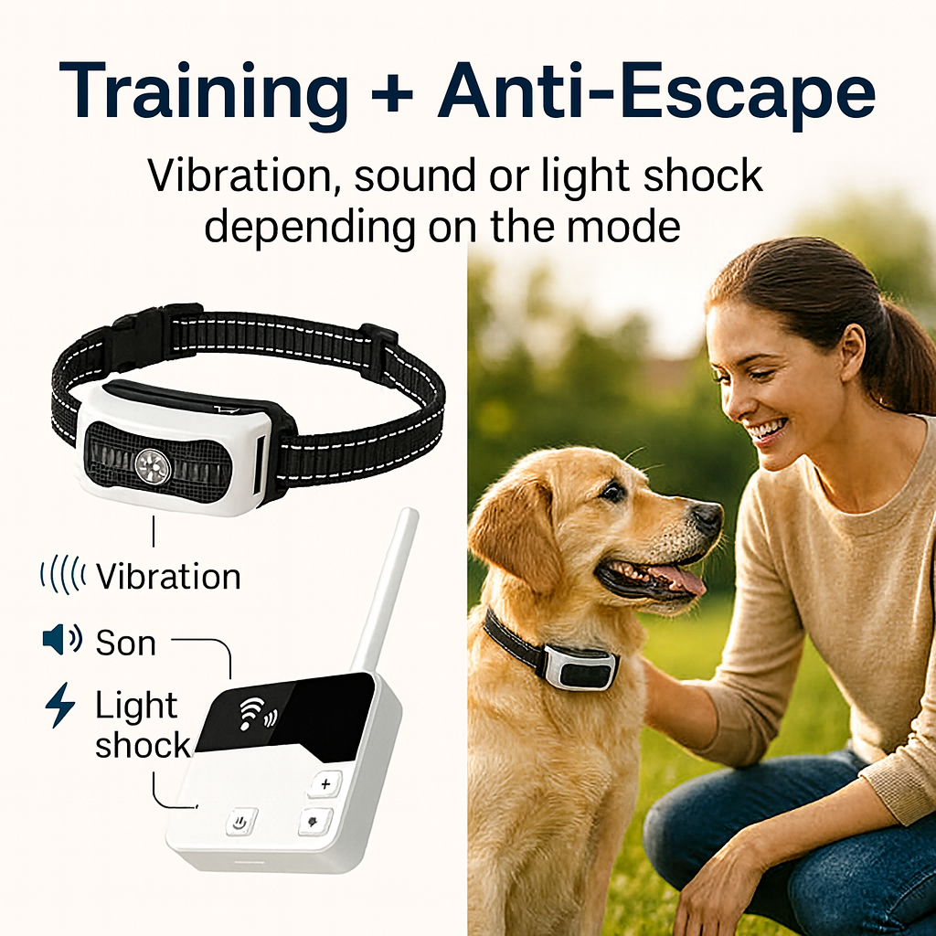 Easy Install Pet Fence with Training Collar