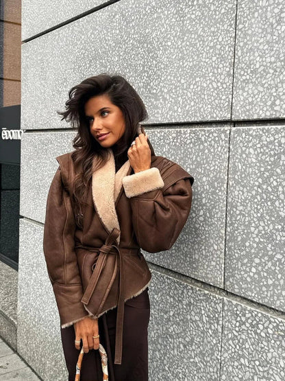 Fashionable Short Womens Coat