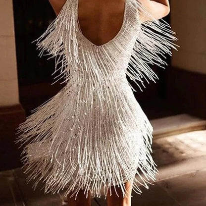 Andrea | Modern Tassel Mini Dress