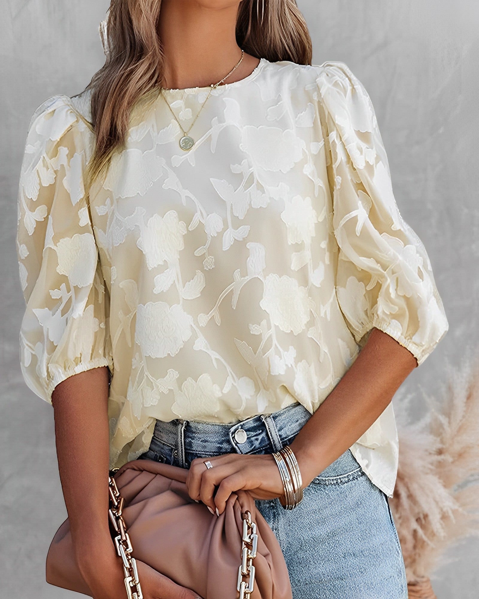 Chiffon Blouse For Women | Summer | Yellow