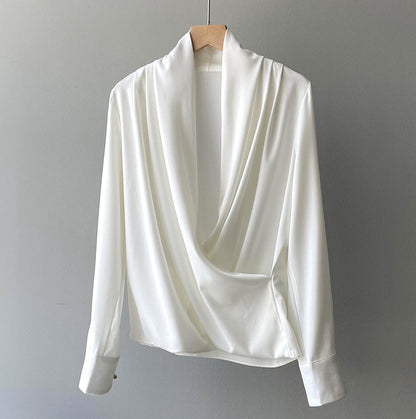Ladies' Open Front Long Sleeve Cardigan Top - Luxivelle