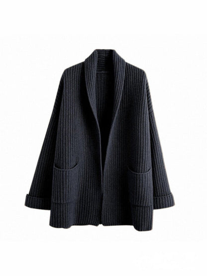 Christin | Fashionable long cardigan with V neck