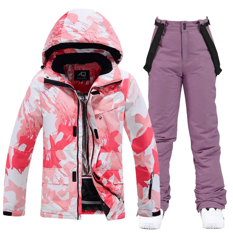 Christina | Winter ski suit with hood