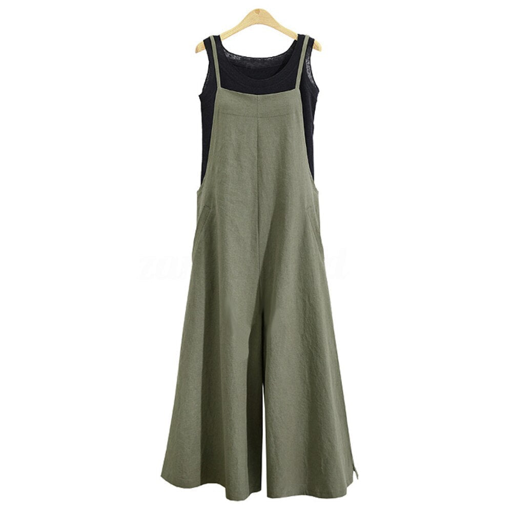 Relaxed Fit Women's Tank Jumpsuit - Luxivelle