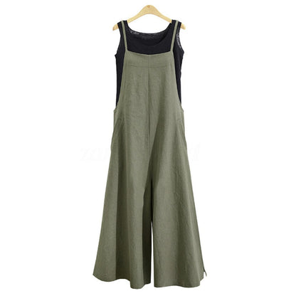 Relaxed Fit Women's Tank Jumpsuit - Luxivelle