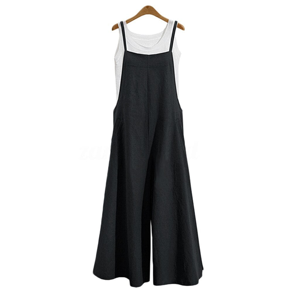 Relaxed Fit Women's Tank Jumpsuit