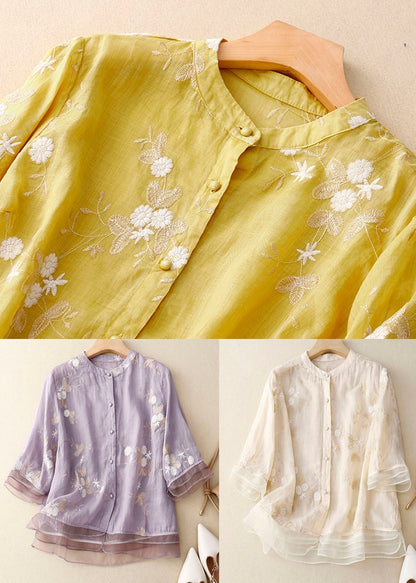 Eloise | Women's Blouse with Elegant Embroidery-5