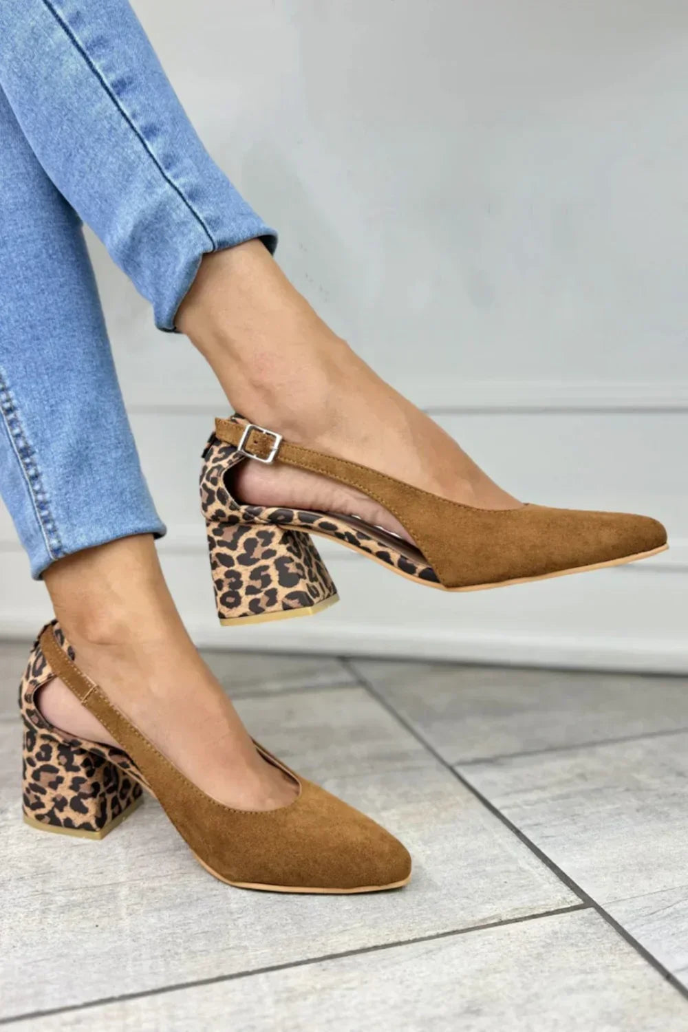 Sexy Leopard High Heel Sandals - Luxivelle