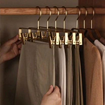 Premium Velvet Anti-Slip Pants Hangers (5 Pack)