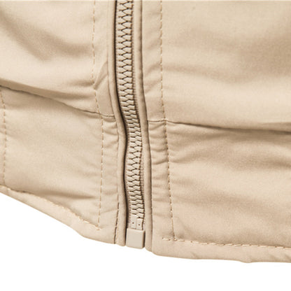 Classic Mens Zip Up Leather Jacket