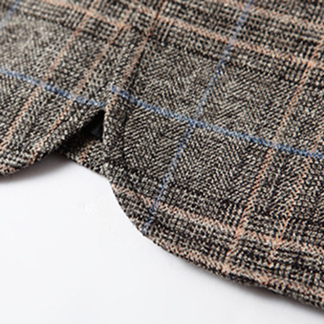 Traditional Checkered Blazer for Men