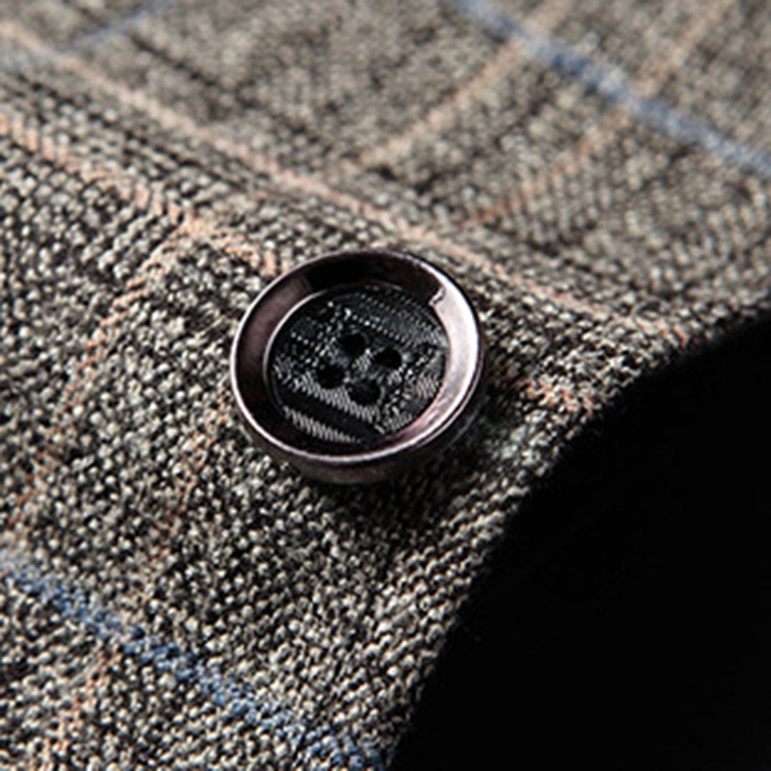 Traditional Checkered Blazer for Men