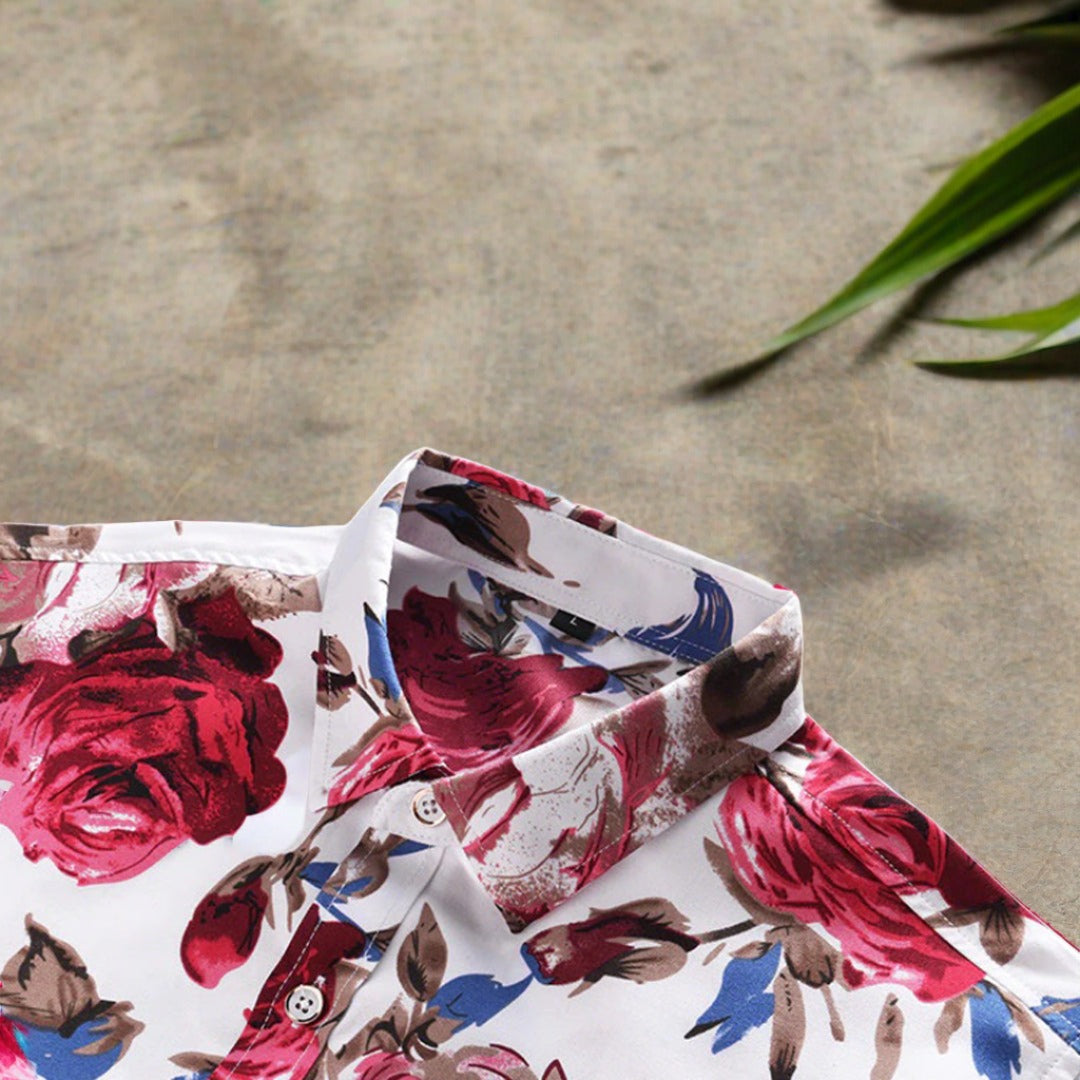 Classic Mens Patterned Dress Shirt