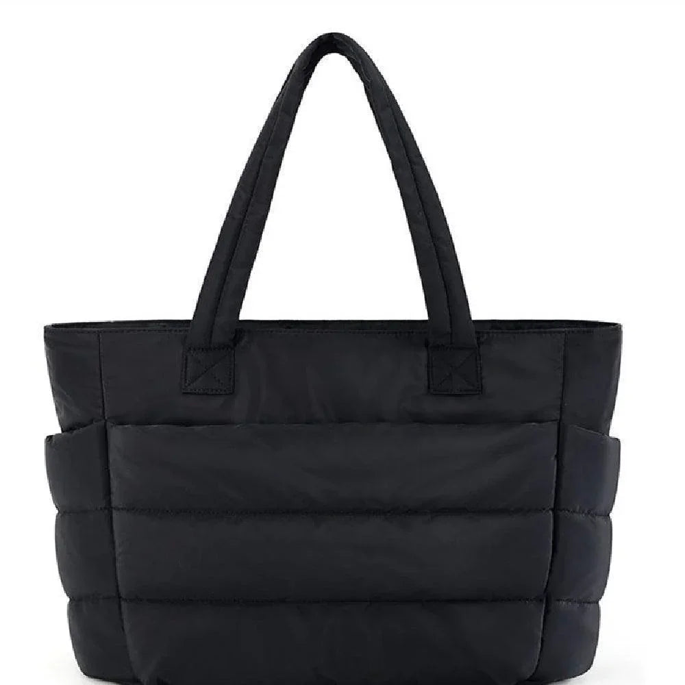 Soft Quilted Tote Bag – Lightweight Women's Shoulder Bag - Luxivelle