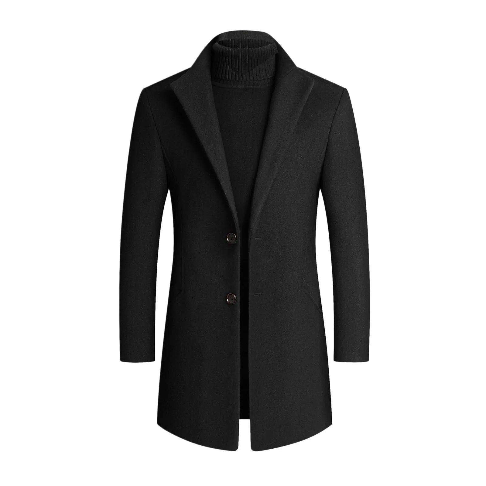 Coat- Warm Blend Wind Resistant Outer And Insulating Lining 0