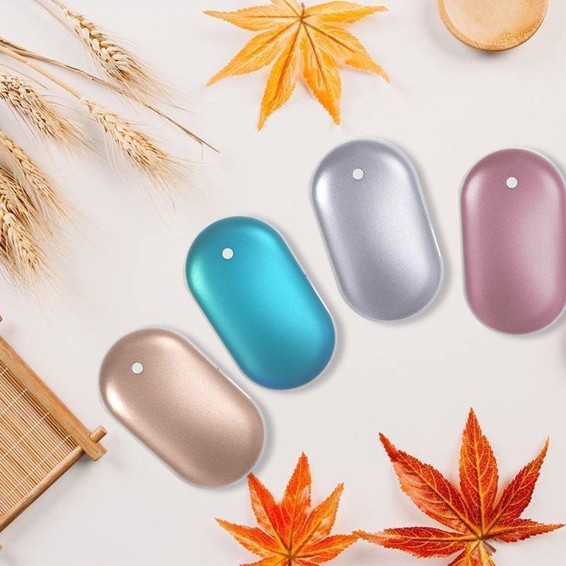 Compact Rechargeable Hand Warmer Power Bank