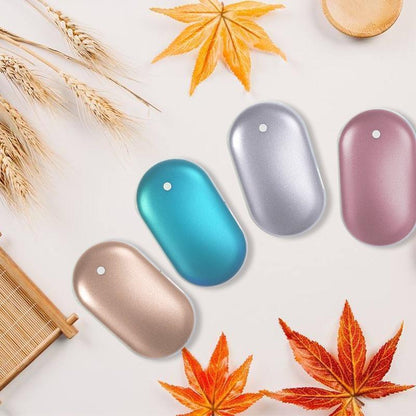 Compact Rechargeable Hand Warmer Power Bank
