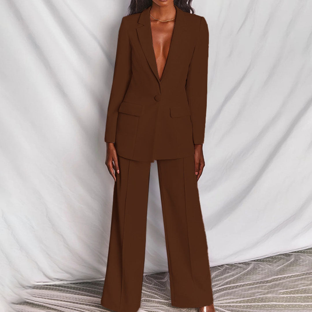 Ladies Two Piece Suit Outfit