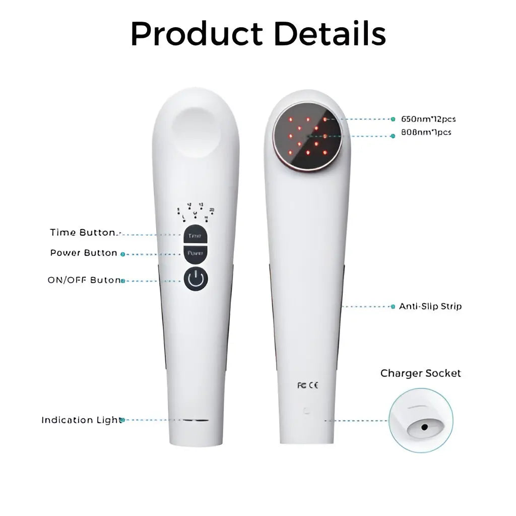 Handheld Cold Laser Pain Relief Device