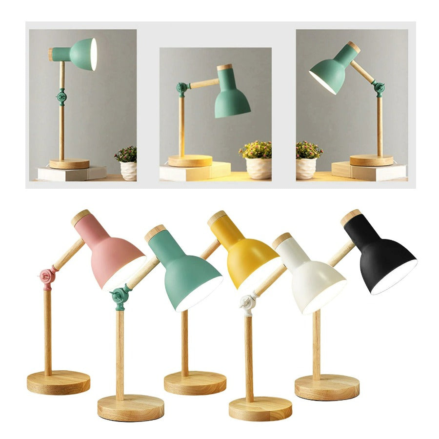 Rustic Wood Table Lamp