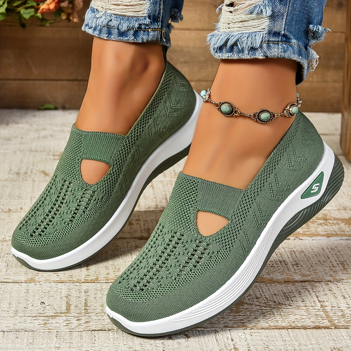 Elegant Womens Slip On Loafers - Luxivelle