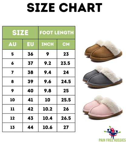 Soft Suede Wool Slippers
