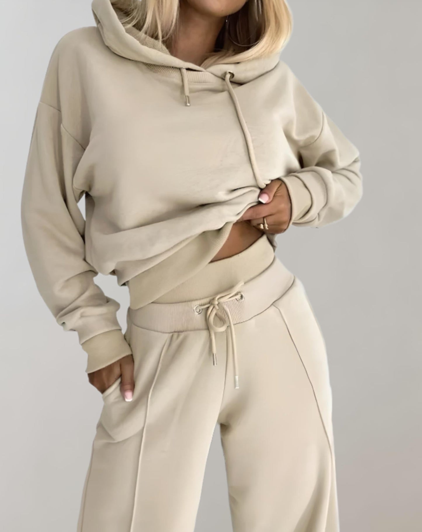 Women's Comfortable 2 Piece Jogger Suit Set