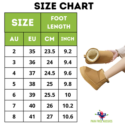 Cozy Fleece Ankle Boots - Thick Insulated Soles