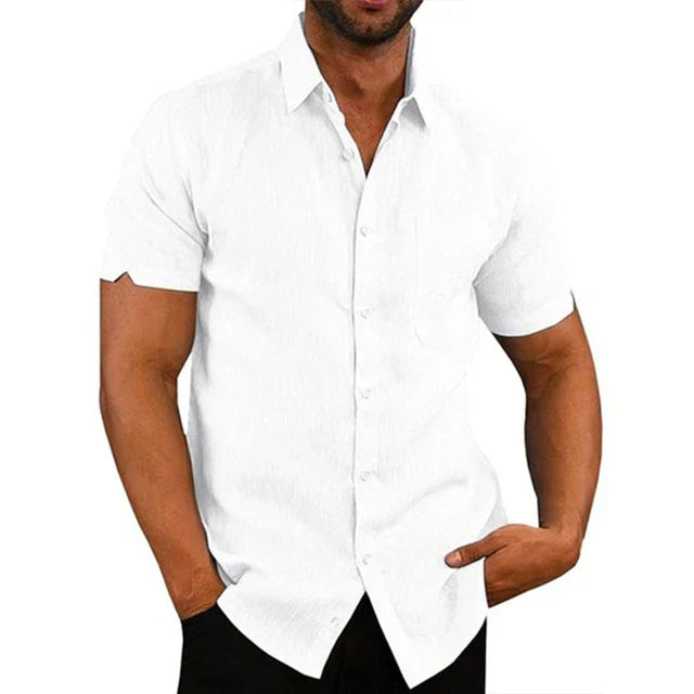 Classic Casual Button Down Shirt with Pocket