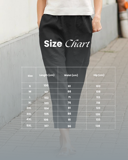 Comfortable Loose Fit Women's Summer Trousers