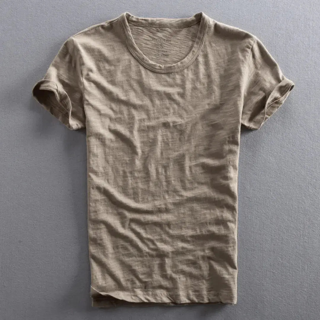 Cotton T-Shirt For Men | Relaxed Fit  | Coffee