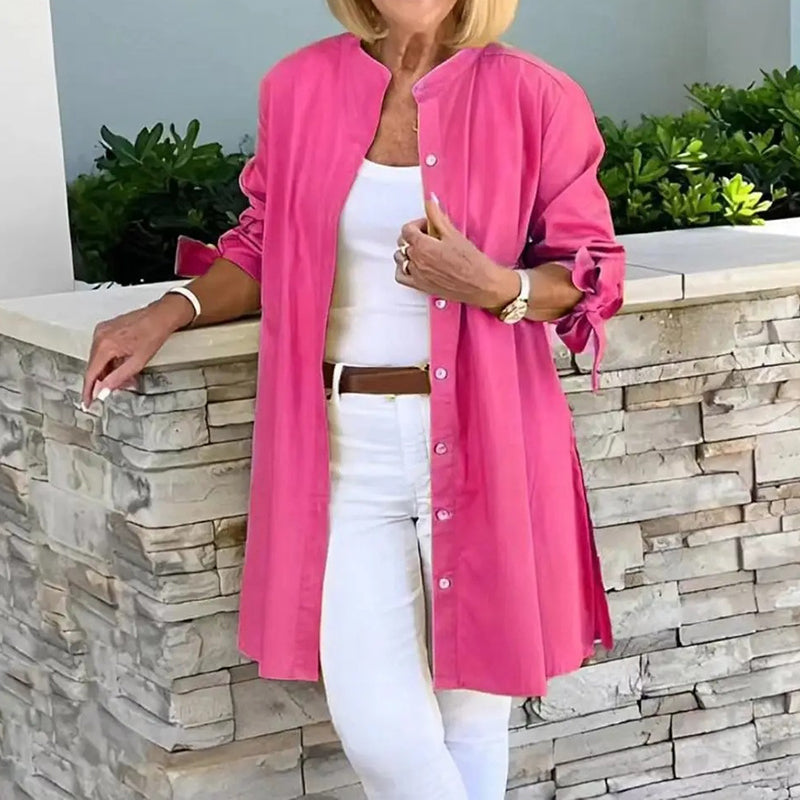 Aria | Tunic Shirt With Front button