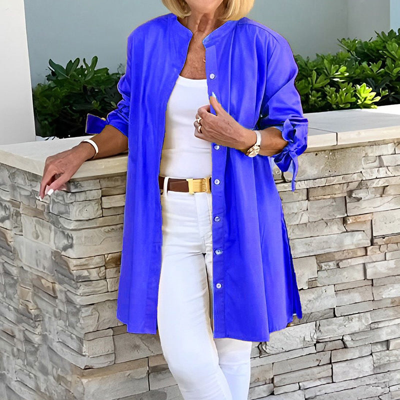 Aria | Tunic Shirt With Front button