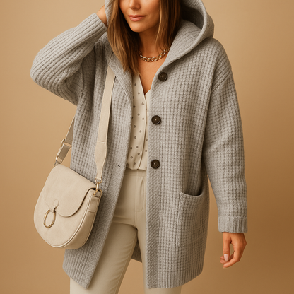 Soft Oversized Open Front Cardigan