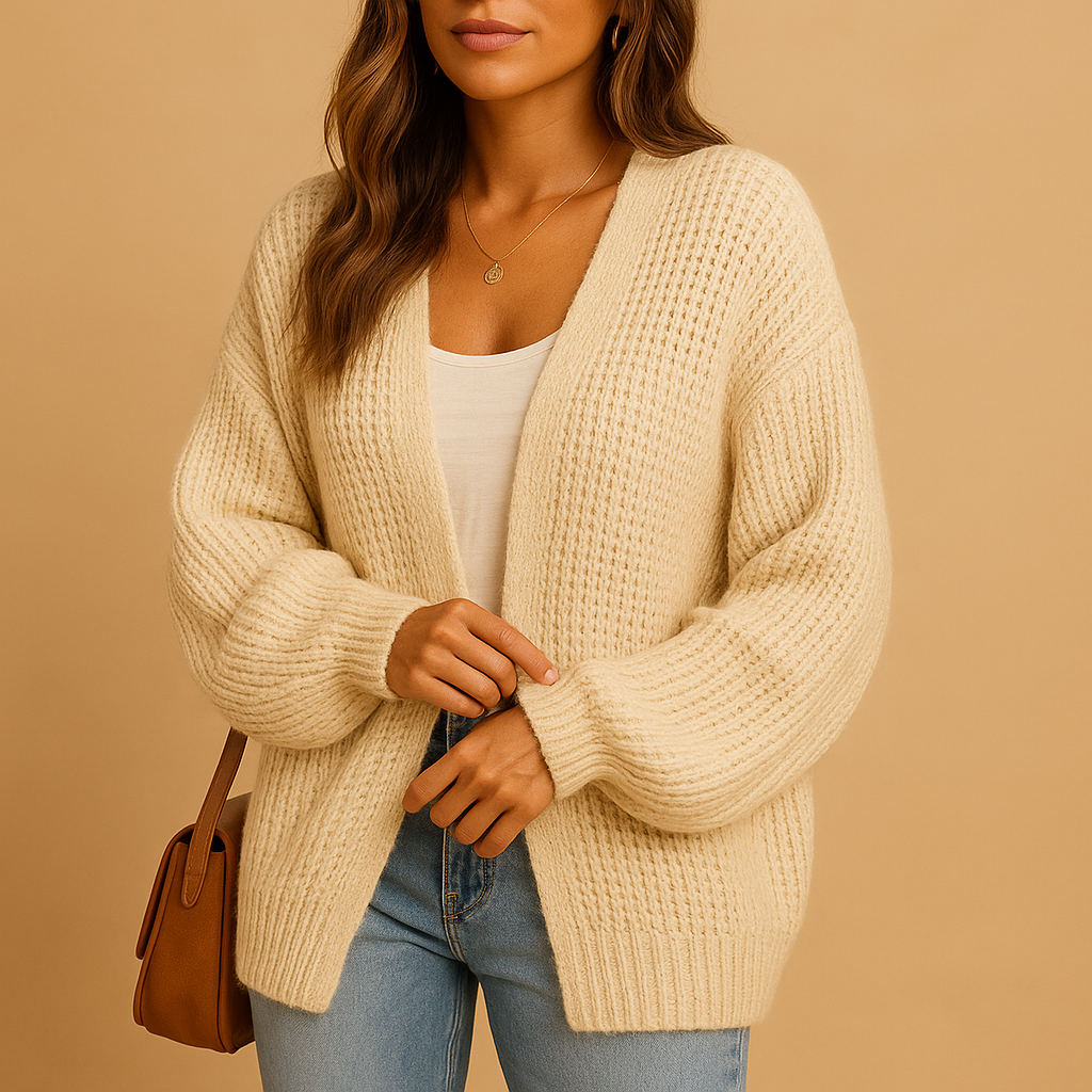Soft Relaxed Fit Knit Cardigan