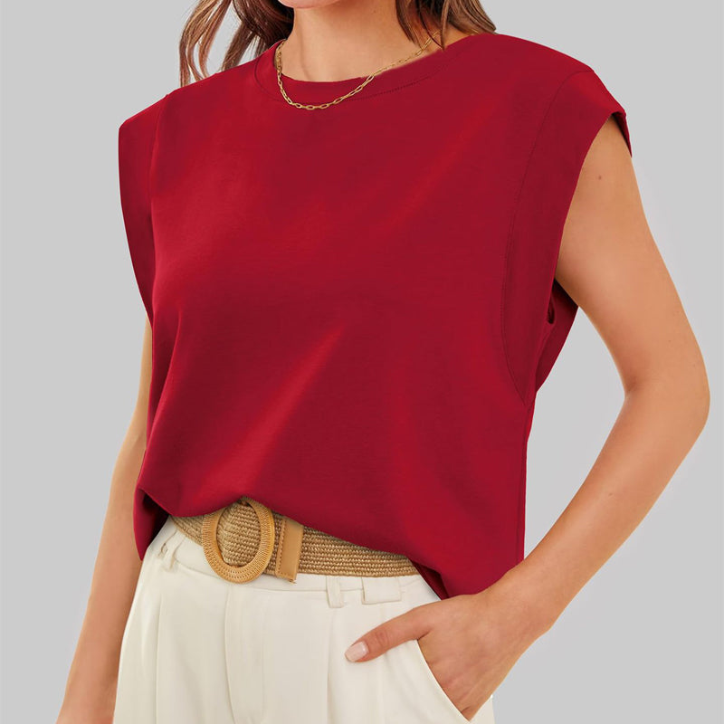 Crew Neck Top for Women | Relaxed Fit 4