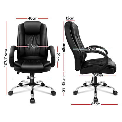 Executive Genuine Leather Desk Chair