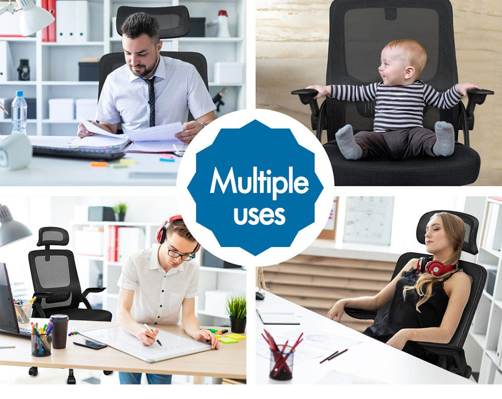 Ergonomic Mesh Desk Chair with Adjustable Tilt