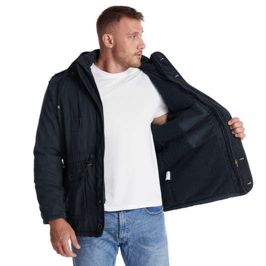 Thermal Insulated Men's Waterproof Parka Coat - Luxivelle