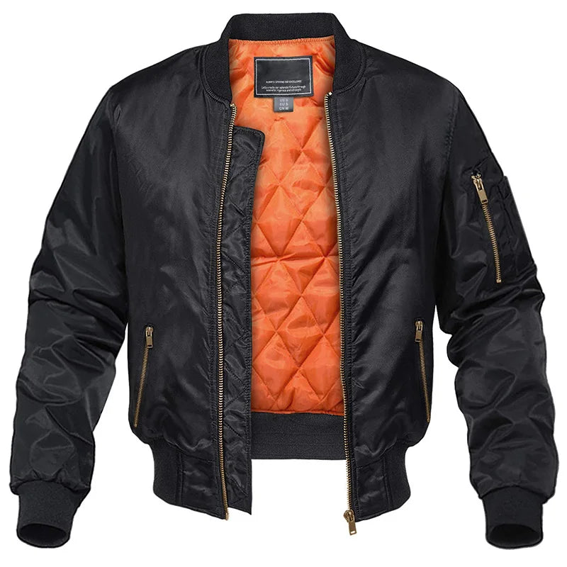 Warm Padded Mens Jacket with Multiple Pockets - Luxivelle