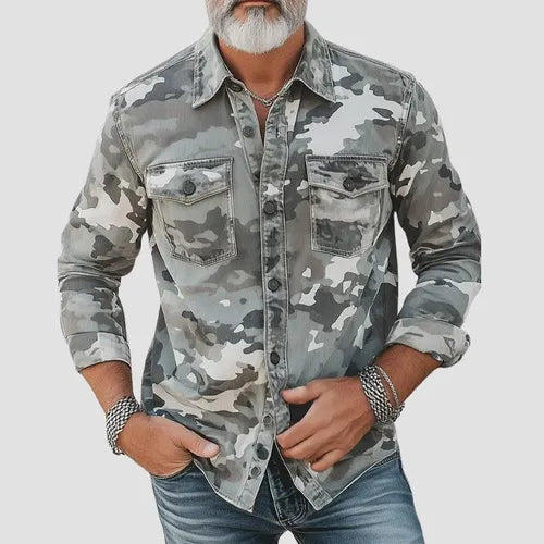 Jasper | Canvas Retro Wear Lapel Jacket