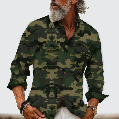 Jasper | Canvas Retro Wear Lapel Jacket