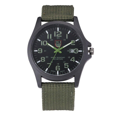 Rugged Waterproof Military Style Watch