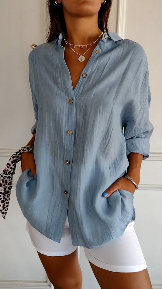 Christina | Stylish Ruffle Neck Top