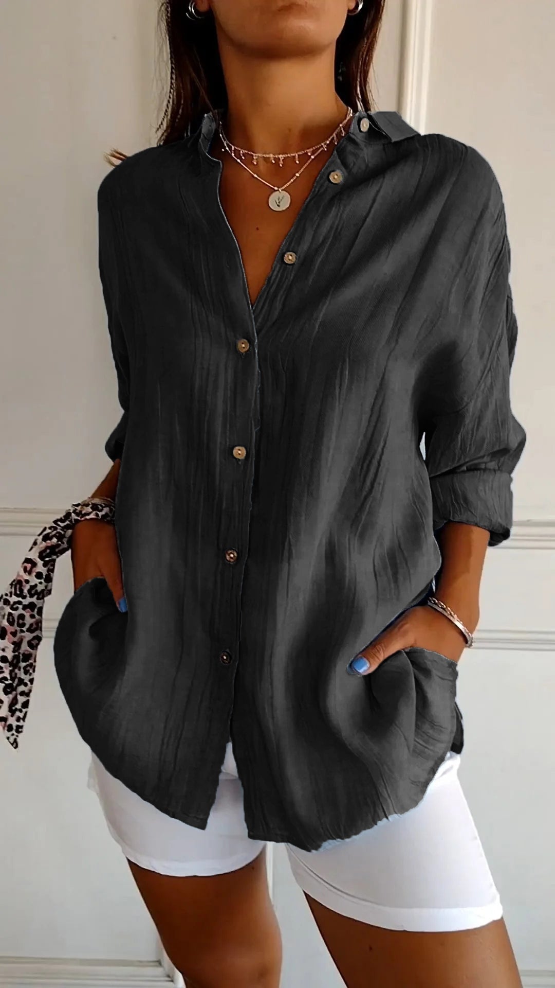 Dalia | Comfortable and elegant women's shirt 10