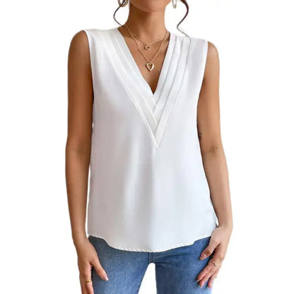 Ladies' Flowy V-Neck Tank Top
