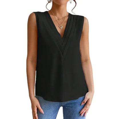 Ladies' Flowy V-Neck Tank Top